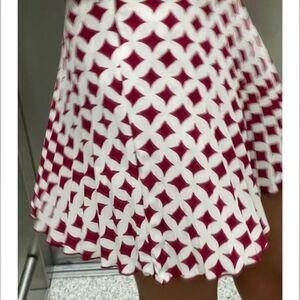 Zara Printed Pleated Flowy Skirt